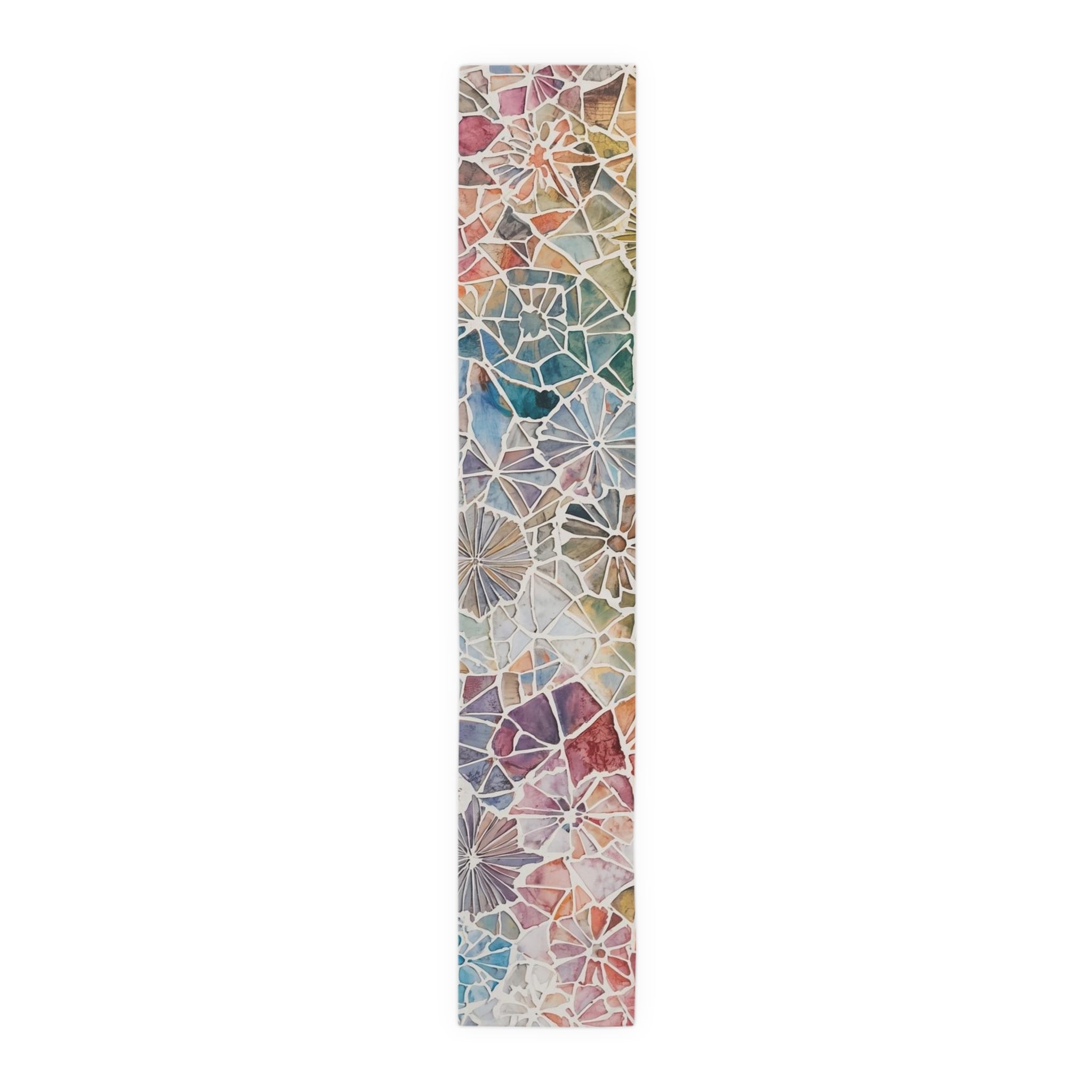 Watercolor Floral Table Runner by Rosetta Creative Boutique - Elegant Cotton-Poly Decor, Unique Dining Table Accents for Home, Weddings, Parties, Gatherings - Rosetta Creative Boutique